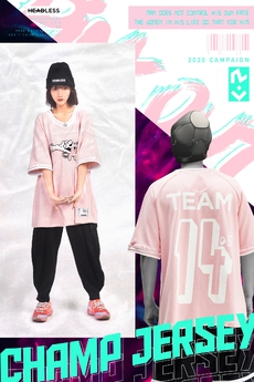 THE CHAMP JERSEY PINK